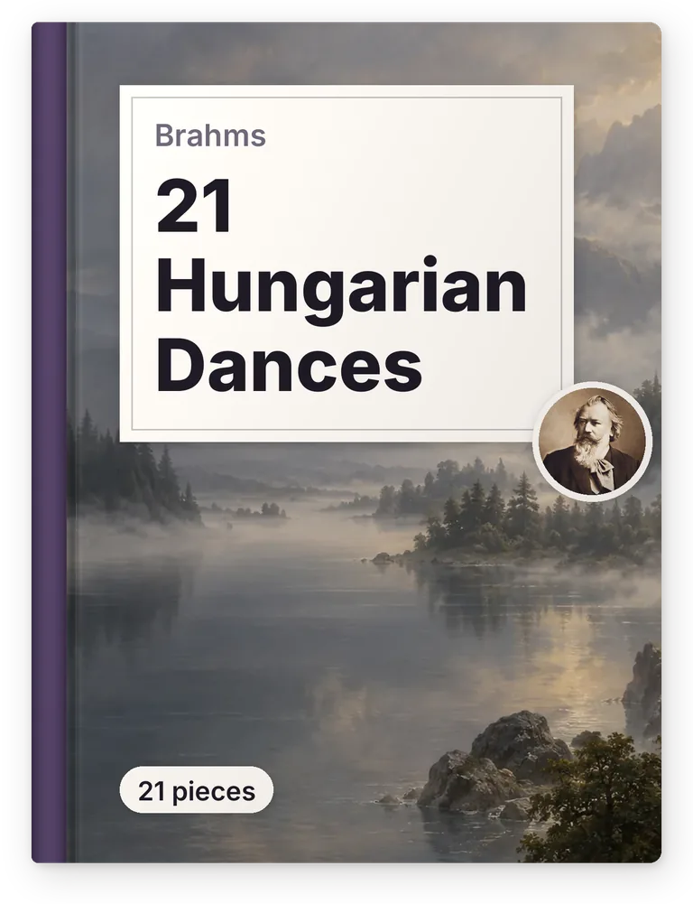 Brahms, 21 Hungarian Dances, 21 pieces