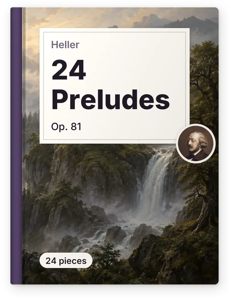Heller, 24 Preludes, Op. 81, 24 pieces