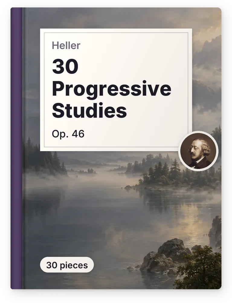 Heller, 30 Progressive Studies, Op. 46, 30 pieces