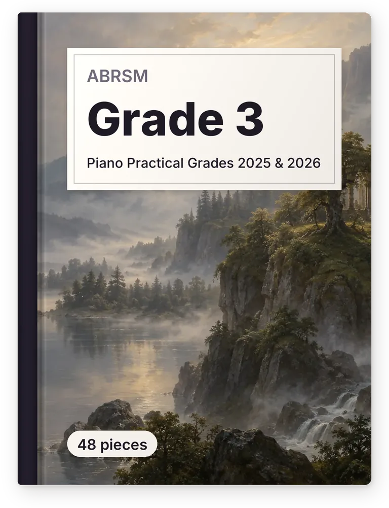 Piano Practical Grades 2025 & 2026, ABRSM, Grade 3, 48 pieces
