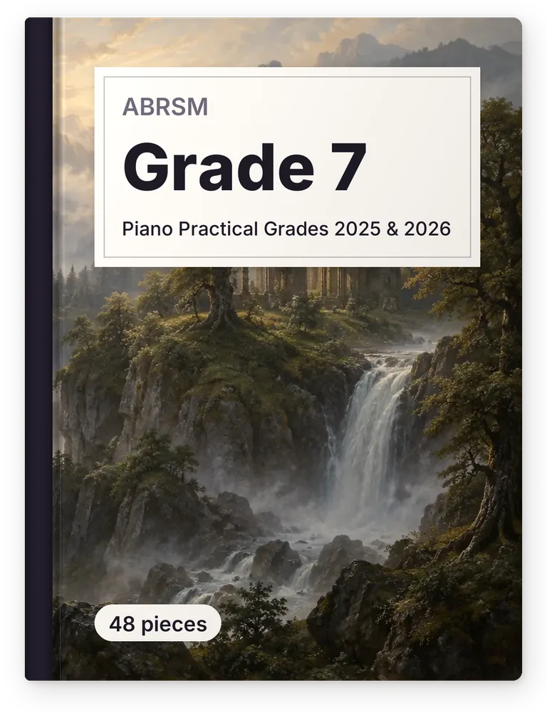 Piano Practical Grades 2025 & 2026, ABRSM, Grade 7, 48 pieces