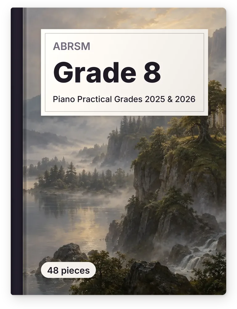 Piano Practical Grades 2025 & 2026, ABRSM, Grade 8, 48 pieces