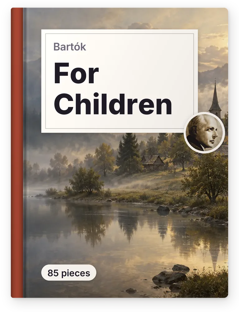 Bartók, For Children, 85 pieces
