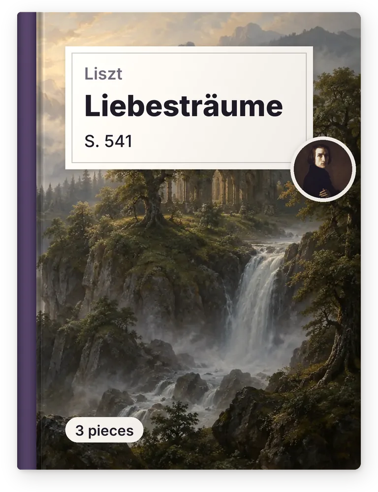 Liszt, Liebesträume, S. 541, 3 pieces