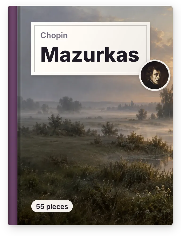Chopin, Mazurkas, 55 pieces