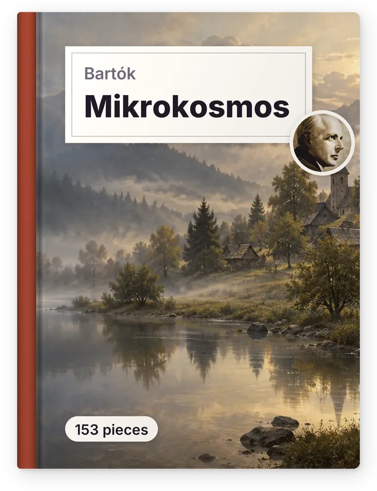 Bartók, Mikrokosmos, 153 pieces