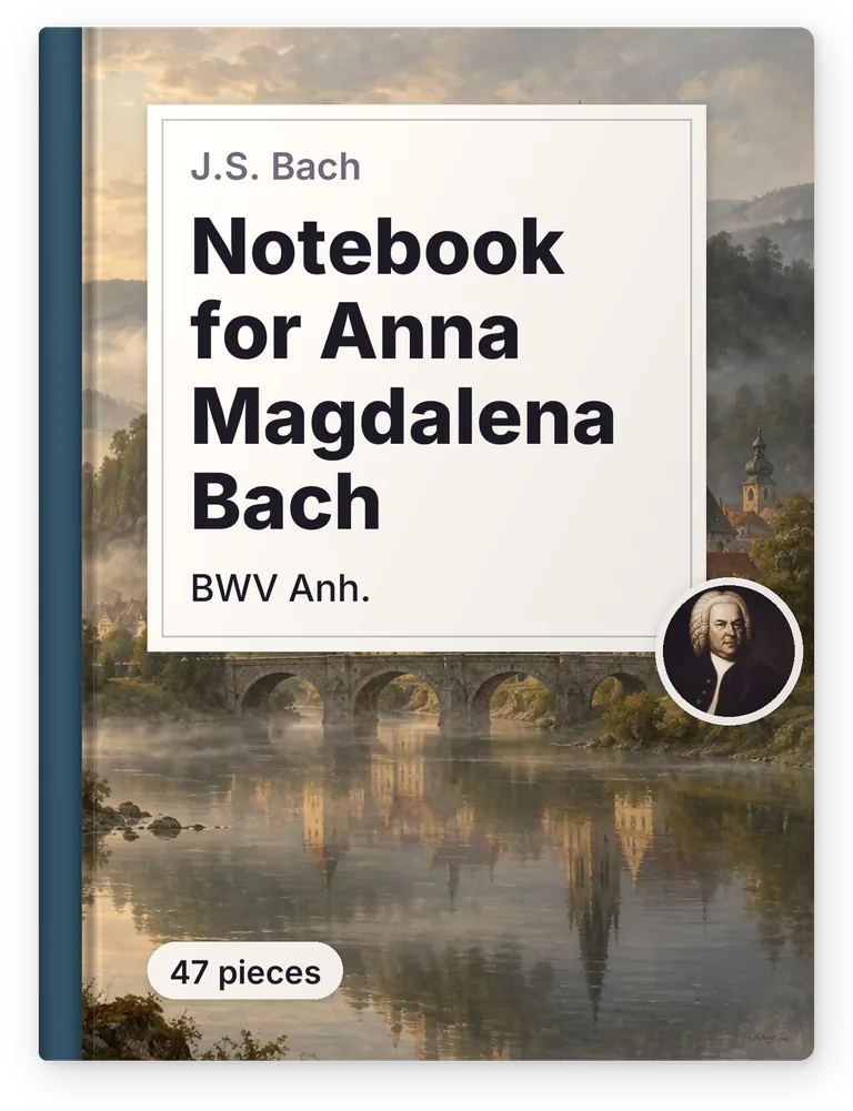 J.S. Bach, Notebook for Anna Magdalena Bach, BWV Anh., 47 pieces