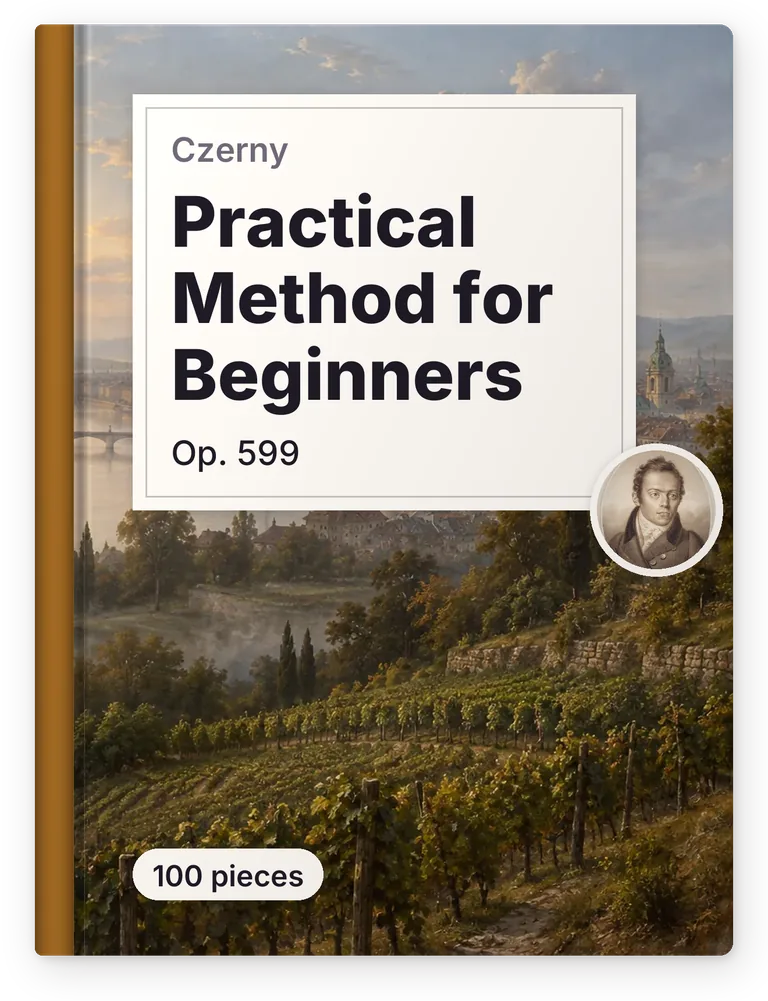 Czerny, Practical Method for Beginners, Op. 599, 100 pieces
