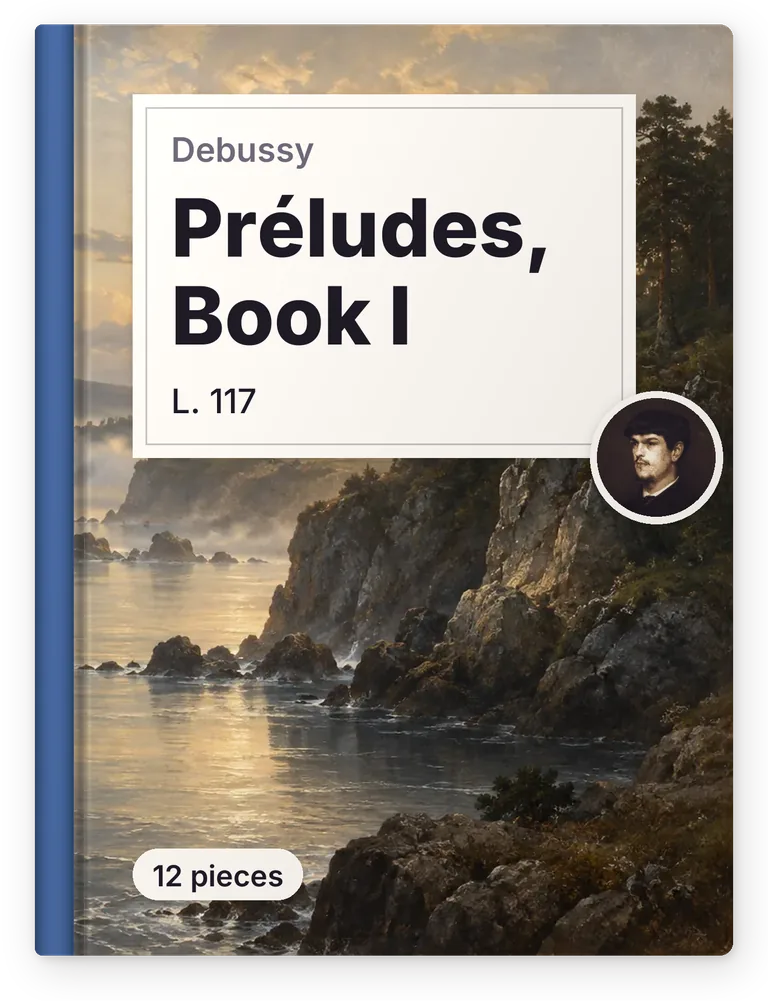 Debussy, Préludes, Book I, L. 117, 12 pieces