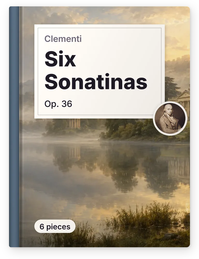 Clementi, Six Sonatinas, Op. 36, 6 pieces