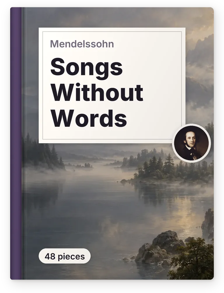 Mendelssohn, Songs Without Words, 48 pieces