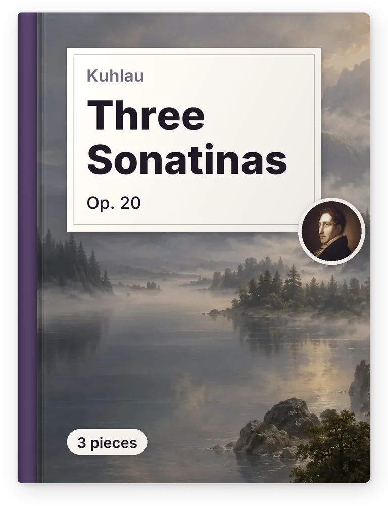 Kuhlau, Three Sonatinas, Op. 20, 3 pieces