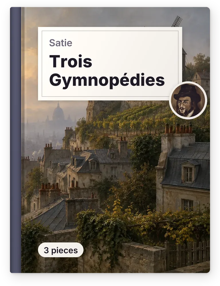 Satie, Trois Gymnopédies, 3 pieces