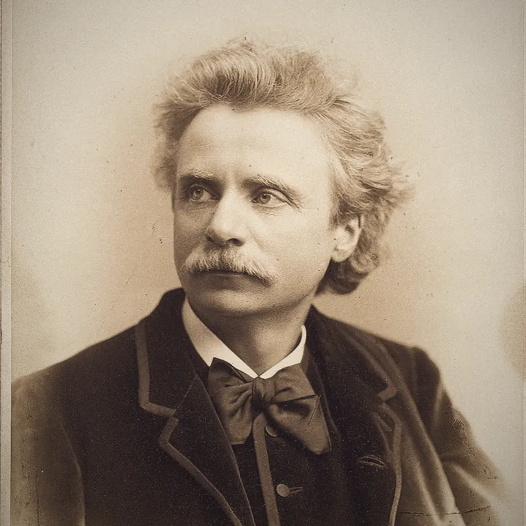 Portrait of Edvard Grieg
