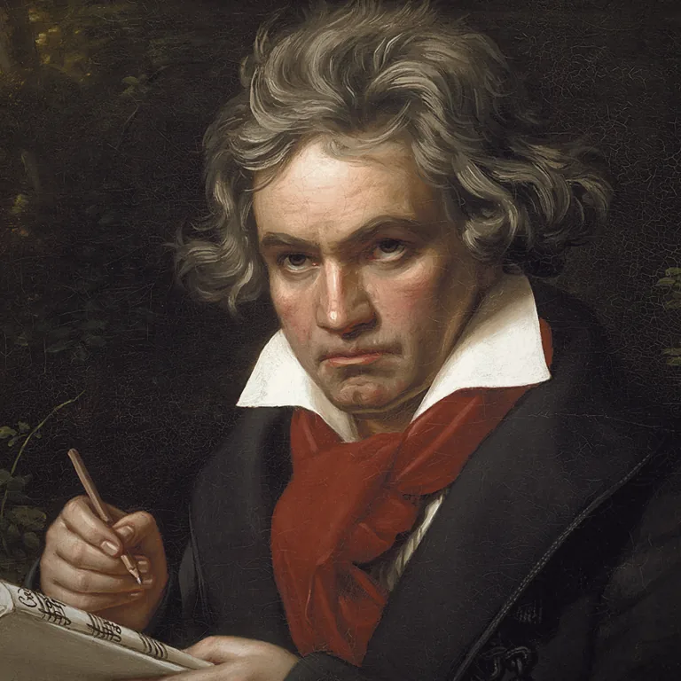 Portrait of Ludwig van Beethoven