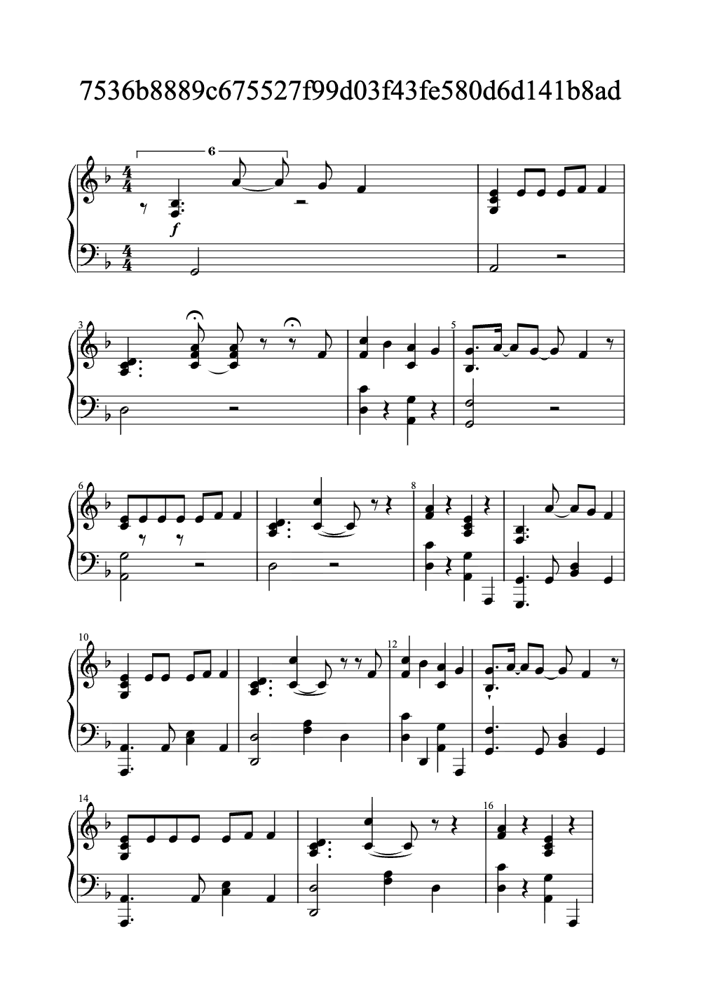 Sheet music preview for 7536b8889c675527f99d03f43fe580d6d141b8ad