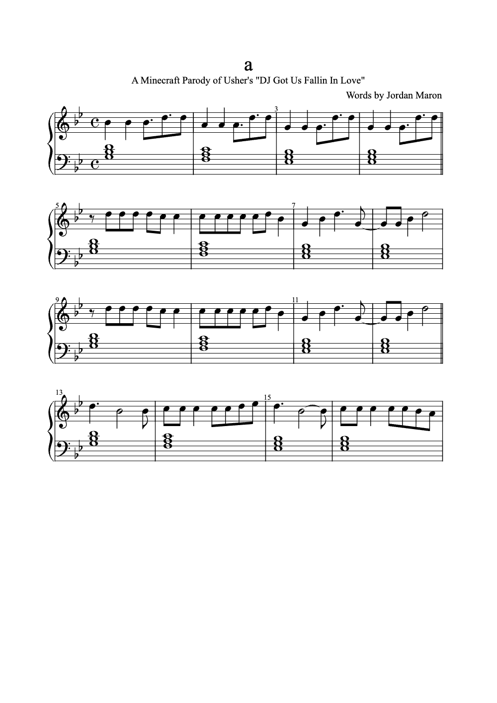 Sheet music preview for a